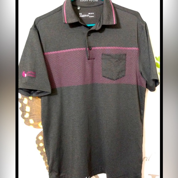 UNDER ARMOUR Men's Playoff Pocket Short Sleeve PoloSize-M - Picture 1 of 6